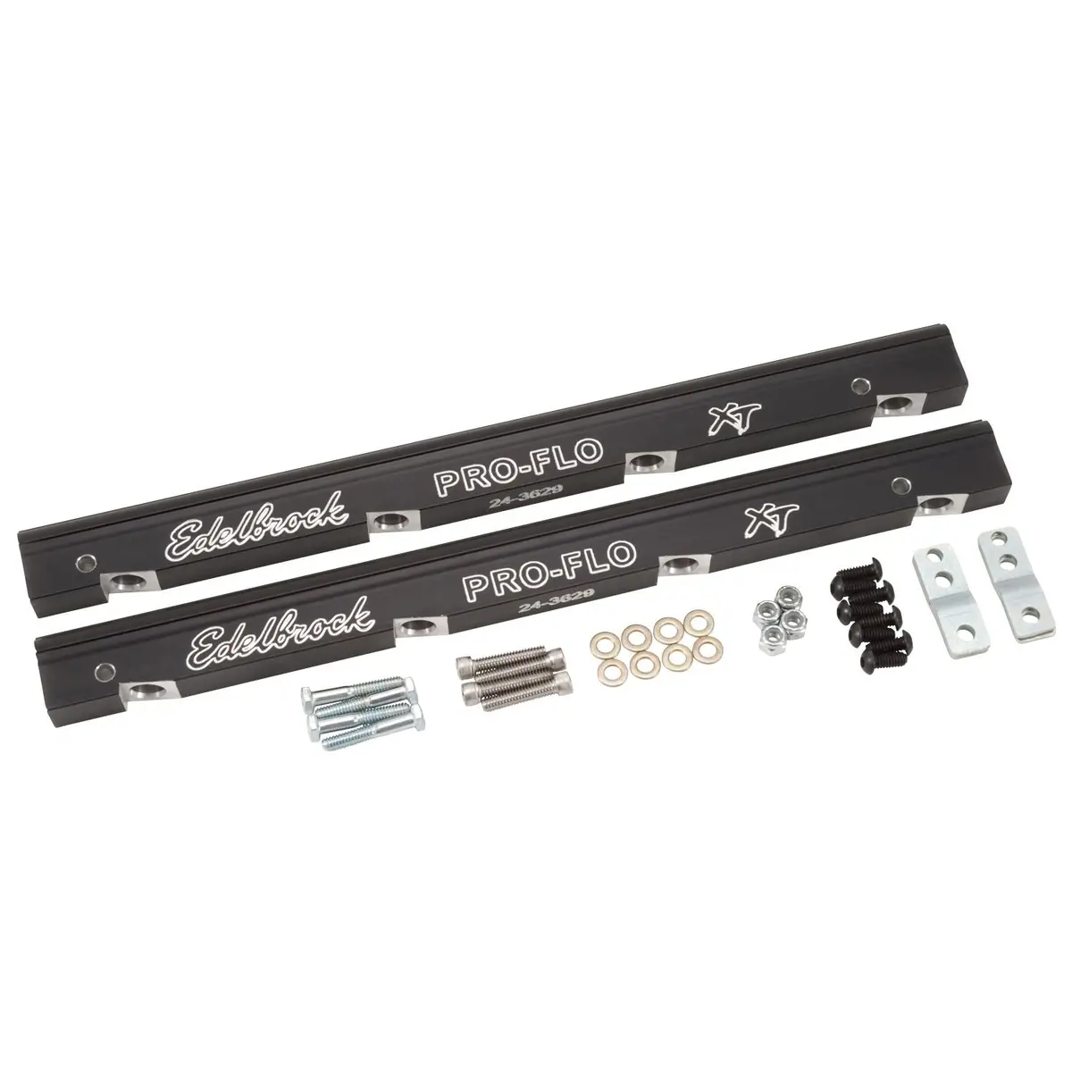 Edelbrock Fuel Injection Fuel Rail #3629, -6 An Black Anodized For Chevrolet Ls Gen Iii 1