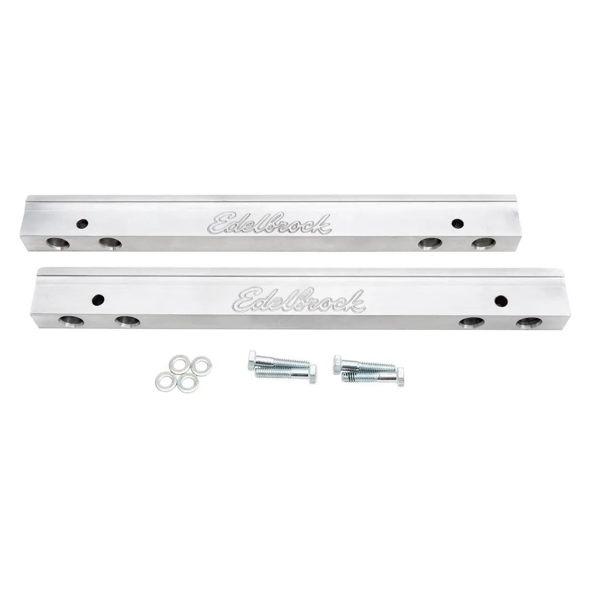 Edelbrock Fuel Injector Rail Kit #3637, -6 An Clear For Pontiac V8 1