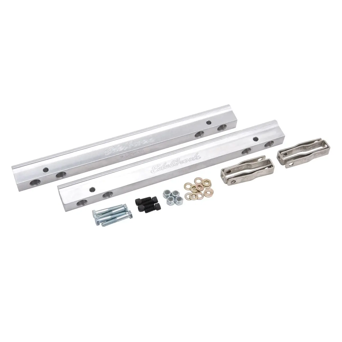 Edelbrock Fuel Injection Fuel Rail #3640, -6 An Clear For Chrysler Rb Engine 1