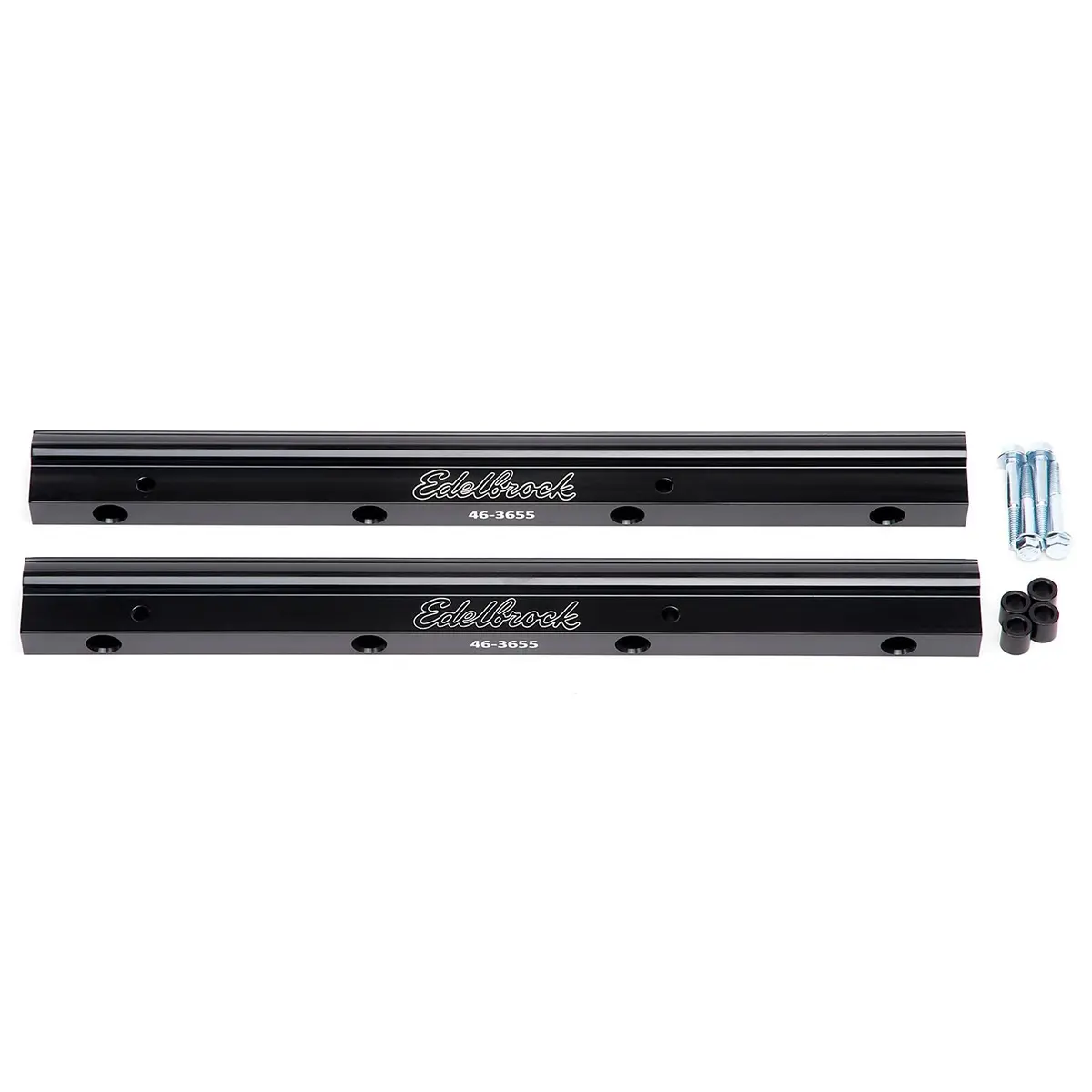 Edelbrock Fuel Injector Rail Kit #3648, -8 An Black Anodized For Chevrolet Ls Gen Iv 1