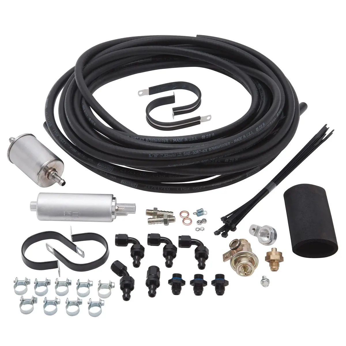 Edelbrock Fuel Injection Fuel Feed And Return Pipe Assembly #3651, 67 Gph/255 Lph 1