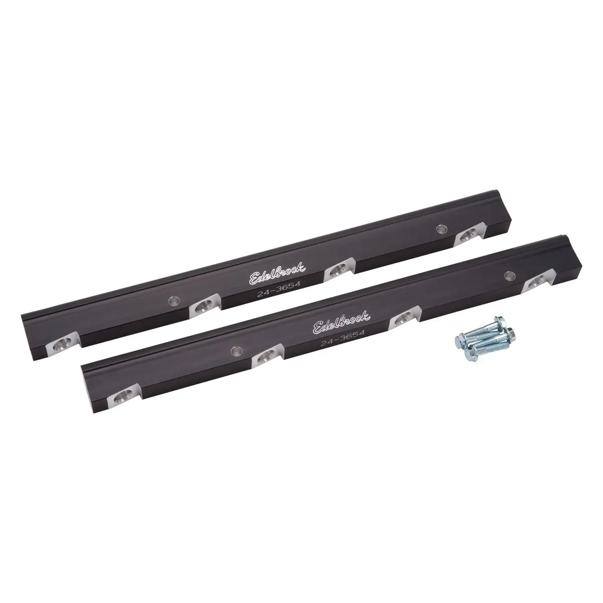 Edelbrock Fuel Injector Rail Kit #3654, -6 An Black Anodized For Chevrolet Ls Gen Iv 1