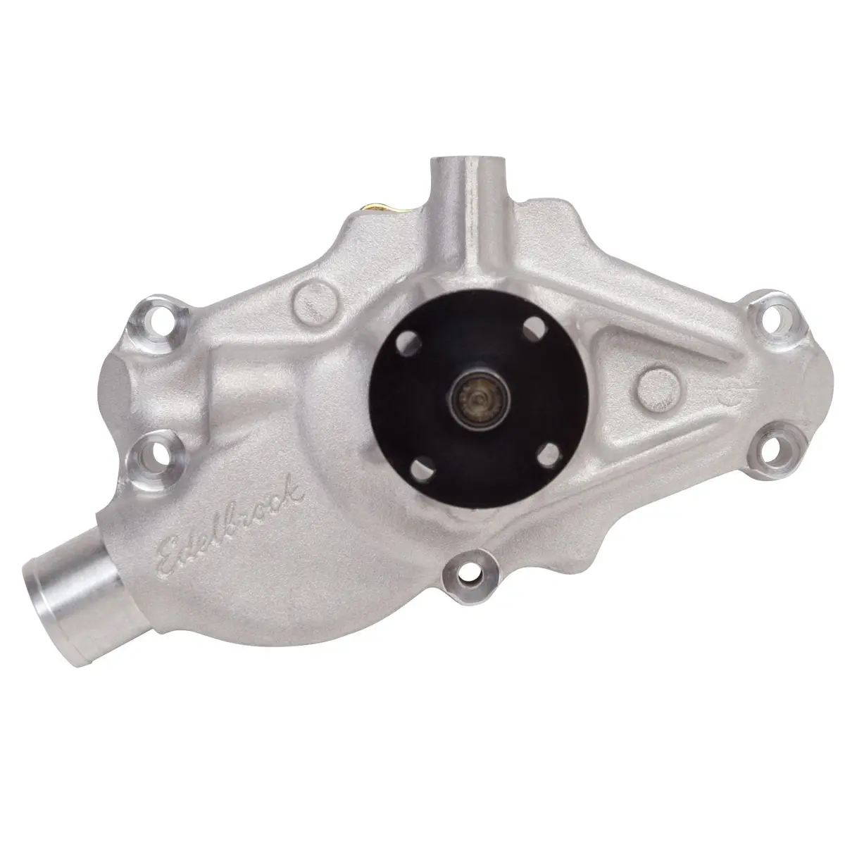 Edelbrock Water Pump For Small-Block 1984-91 350 C.I.D. Corvettes In Satin Finish (Short) 1