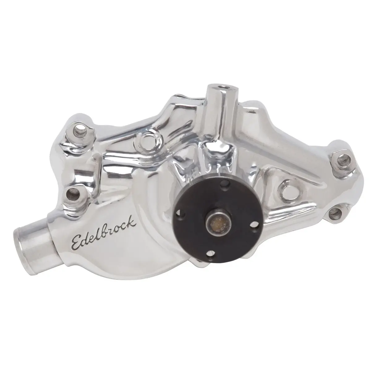 Edelbrock Water Pump For Small-Block 1984-91 350 Corvettes In Polished Finish (Short) 1