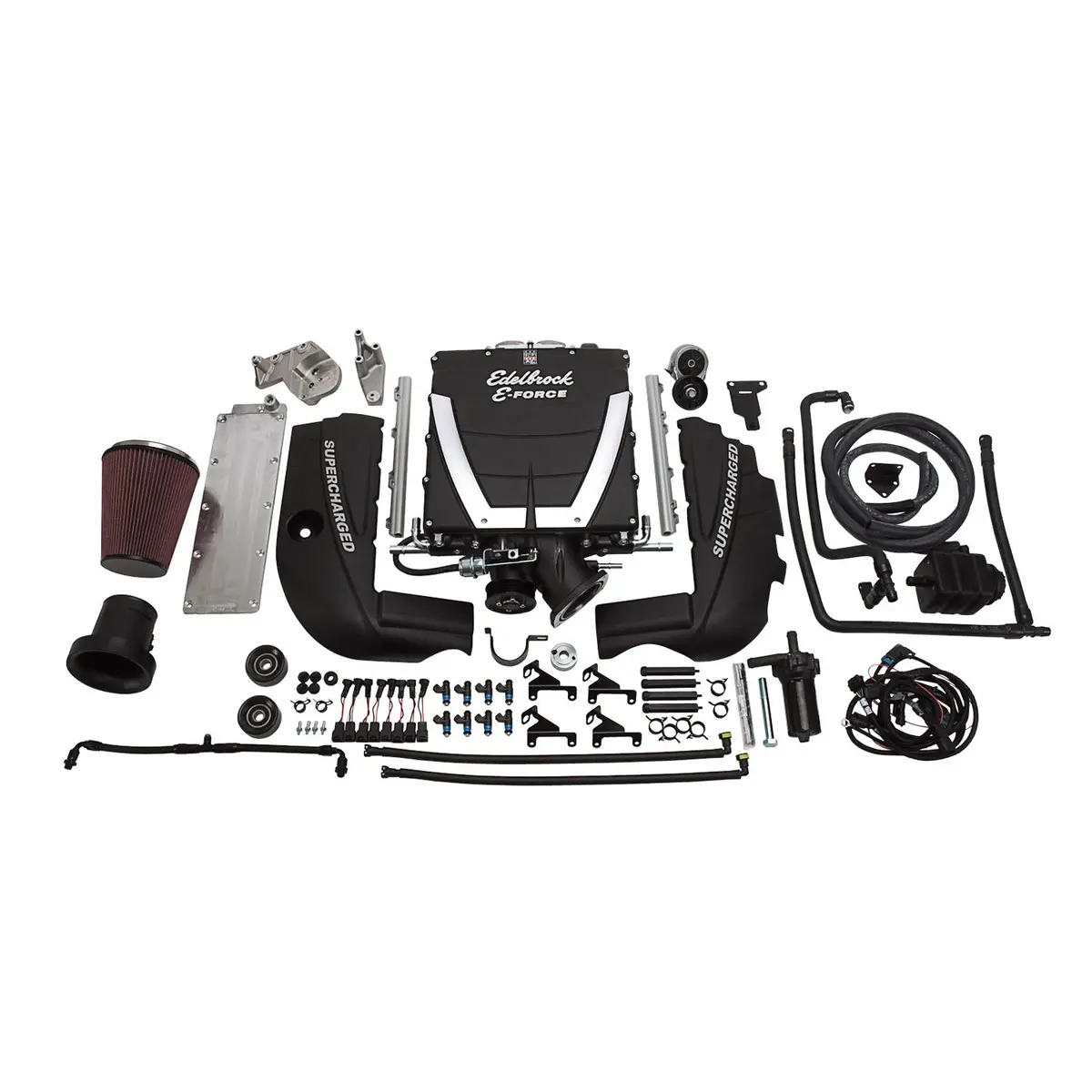 Edelbrock  Ls3/L92 Swap W/ Corvette Belt Offset Supercharger Kit 1