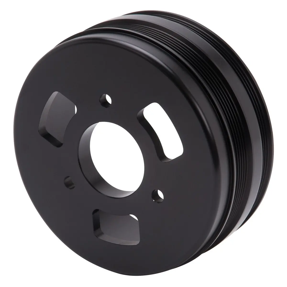 Edelbrock Crankshaft Drive Pulley Adapter With Corvette Belt Offset (Enforcer Ls Kits) 1