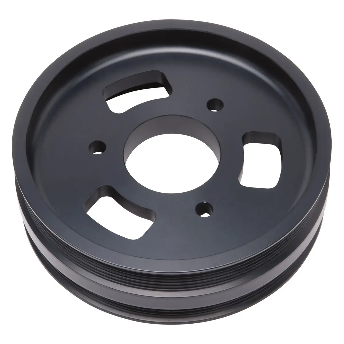 Edelbrock Crankshaft Drive Pulley Adapter With Truck/Gen V Camaro Belt Offset 1