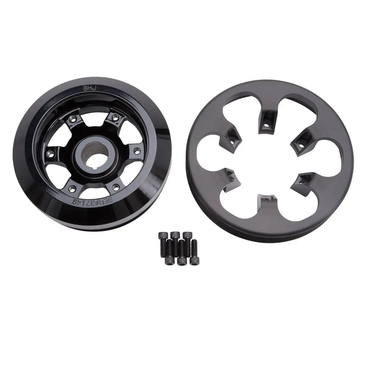 Edelbrock 15% Overdrive Harmonic Damper -- Ford Coyote 5.0L 7.75" 8-Rib 1