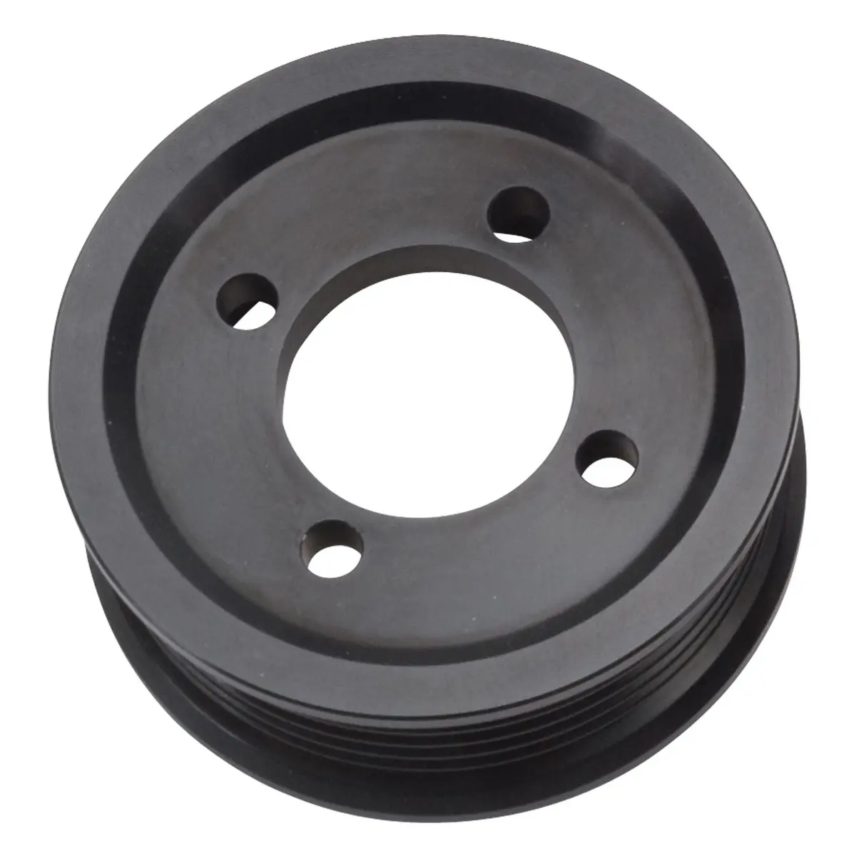 Edelbrock  Competition Supercharger Pulley  3.00 In. 6-Rib, Black Anodized 1