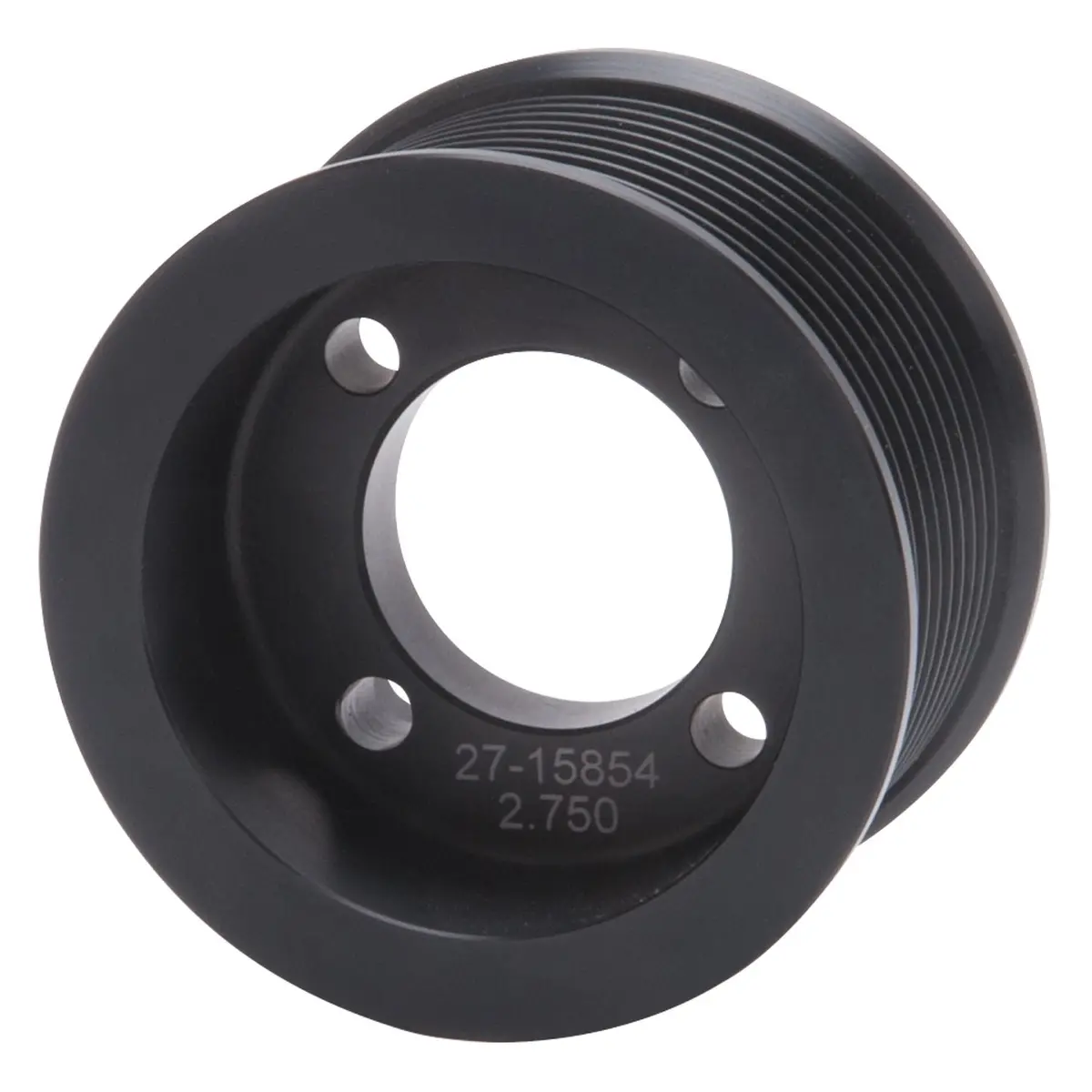 Edelbrock Competition Supercharger Pulley 2.750 In. 10-Rib Black Anodized 1