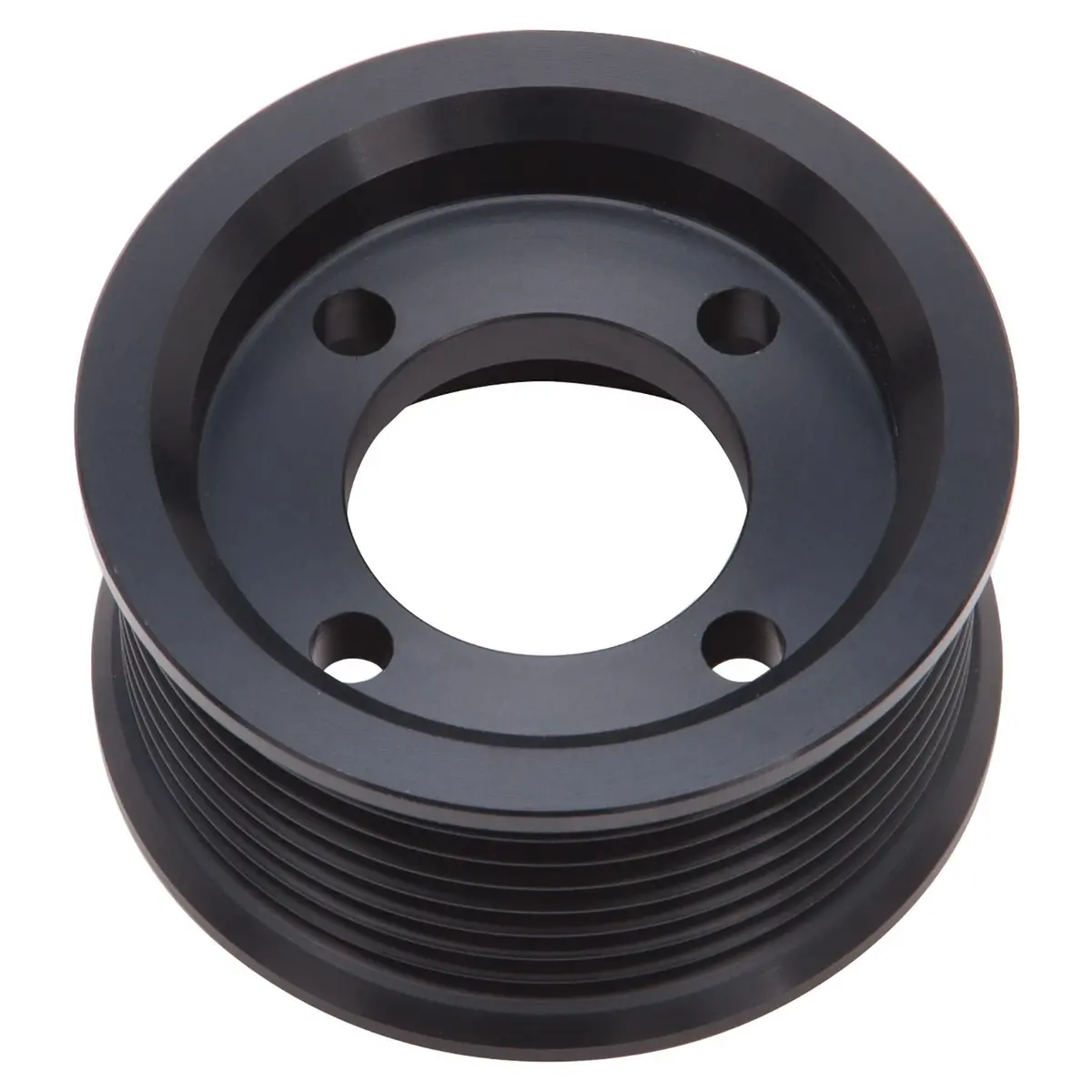 Edelbrock Competition Supercharger Pulley 2.750 In. 8-Rib, Black Anodized 1