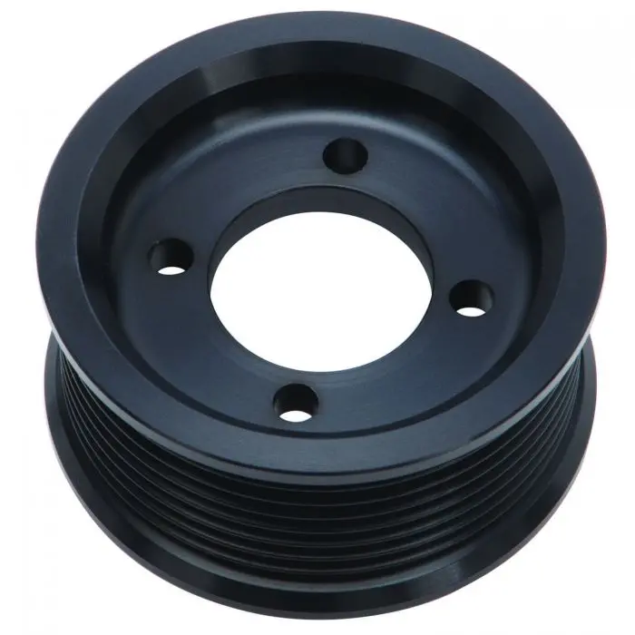 Edelbrock Competition Supercharger Pulley 3.00 In. 8-Rib, Black Anodized 1