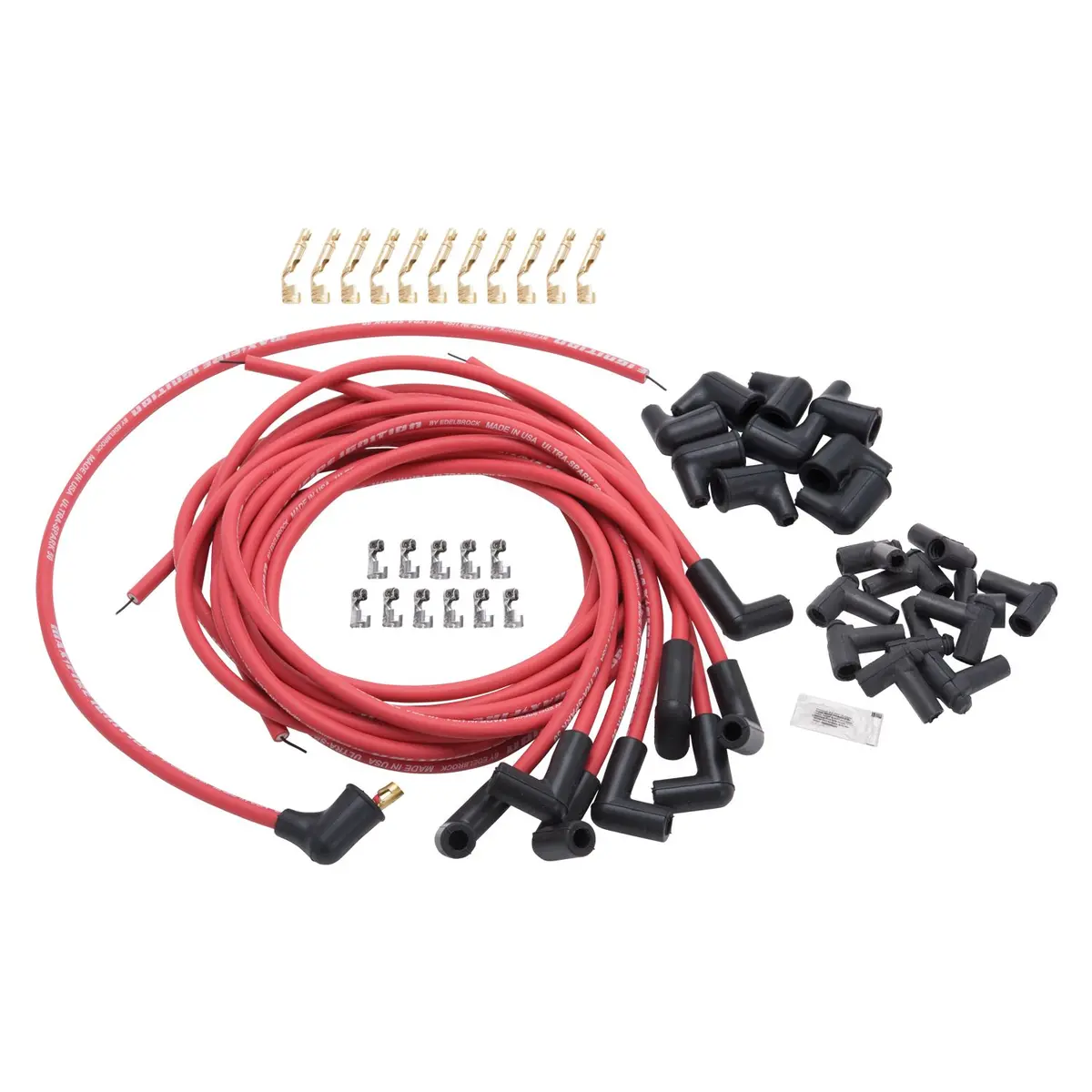 Edelbrock Max-Fire (Ultra-Spark 50) Universal 90 Deg High Performance's Spark Plug Wire Set 1