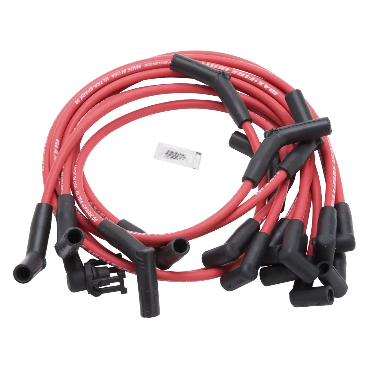 Edelbrock Max-Fire Ultra-Spark 50) High Small-Block Ford 1983-96 Spark Plug Wire Set 1