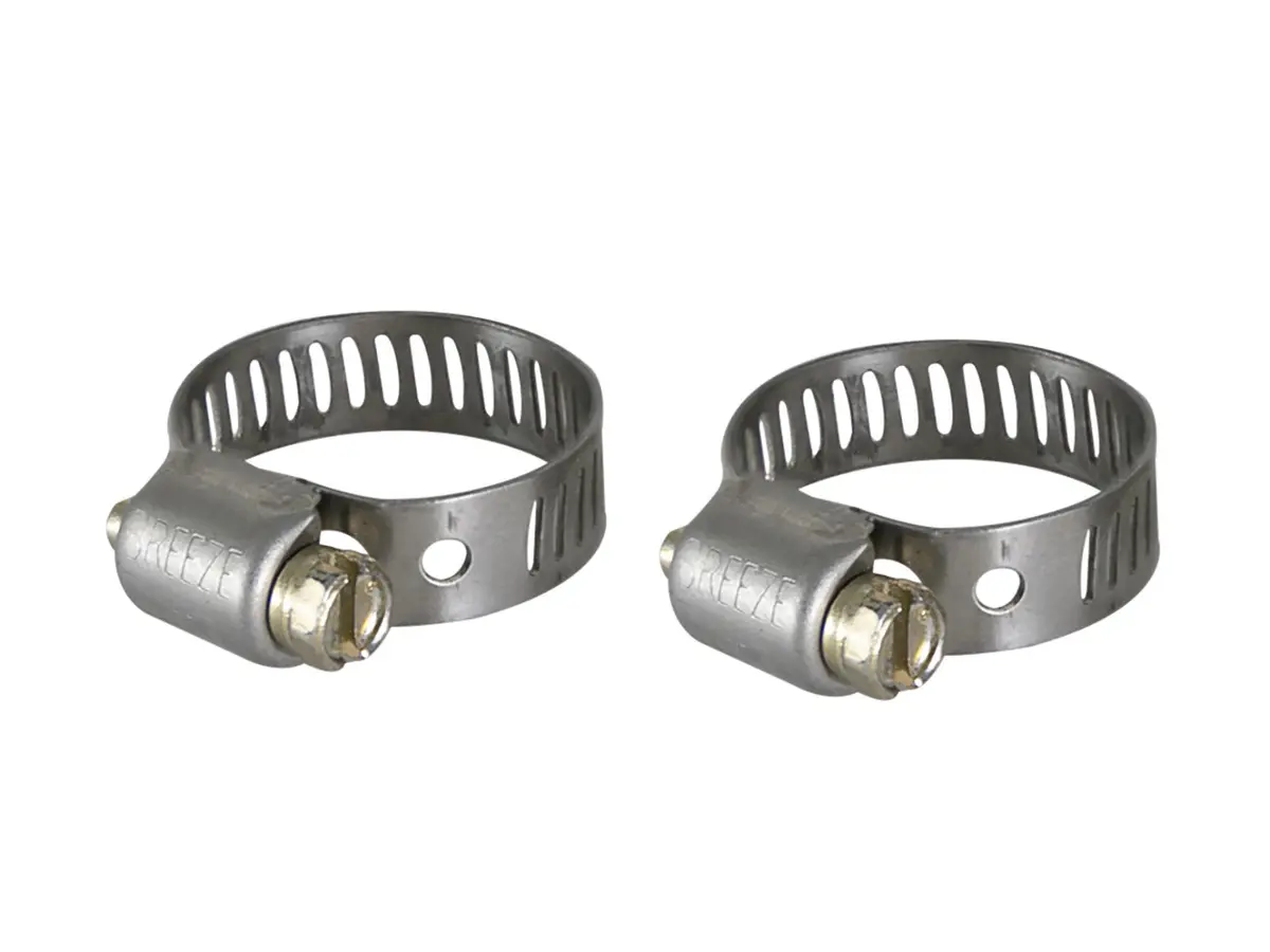 Afe: Magnum Force Spare Parts - Worm Gear Mini Hose Clamps Sae Size 6, (7/16" - 25/32")Id (Qty 2) 1