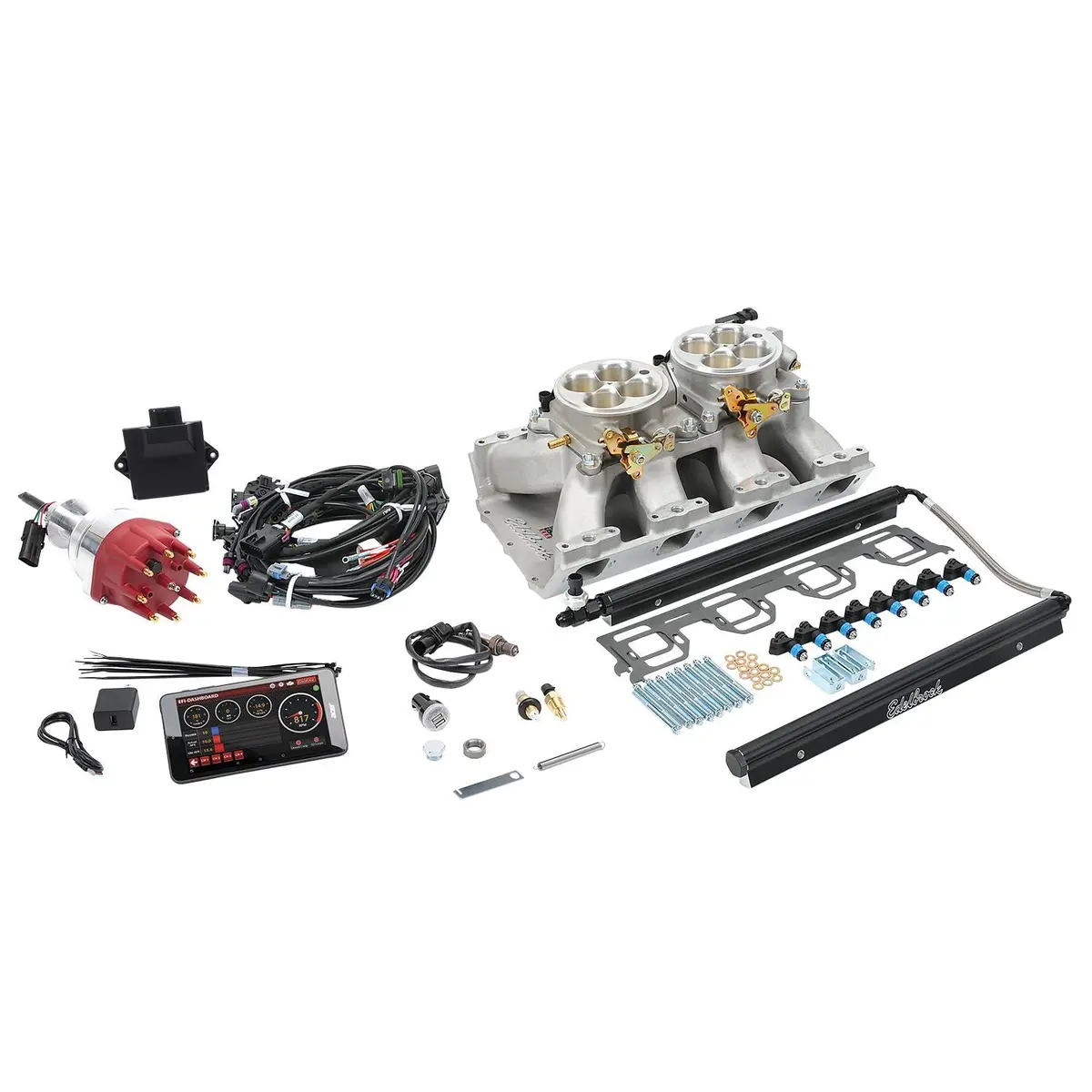 Edelbrock Pro-Flo 4 Efi Traditional 4150-Style Kit #35670 For Chrysler Hemi Gen Ii 426-572 1