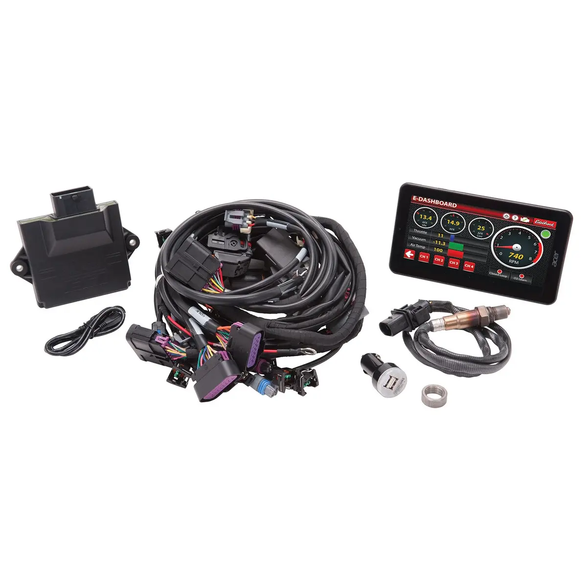 Edelbrock Pro-Flo 4 Efi Ecu And Harness Kit #35711 For Chevrolet Ls Gen Iii W/ Tablet 1