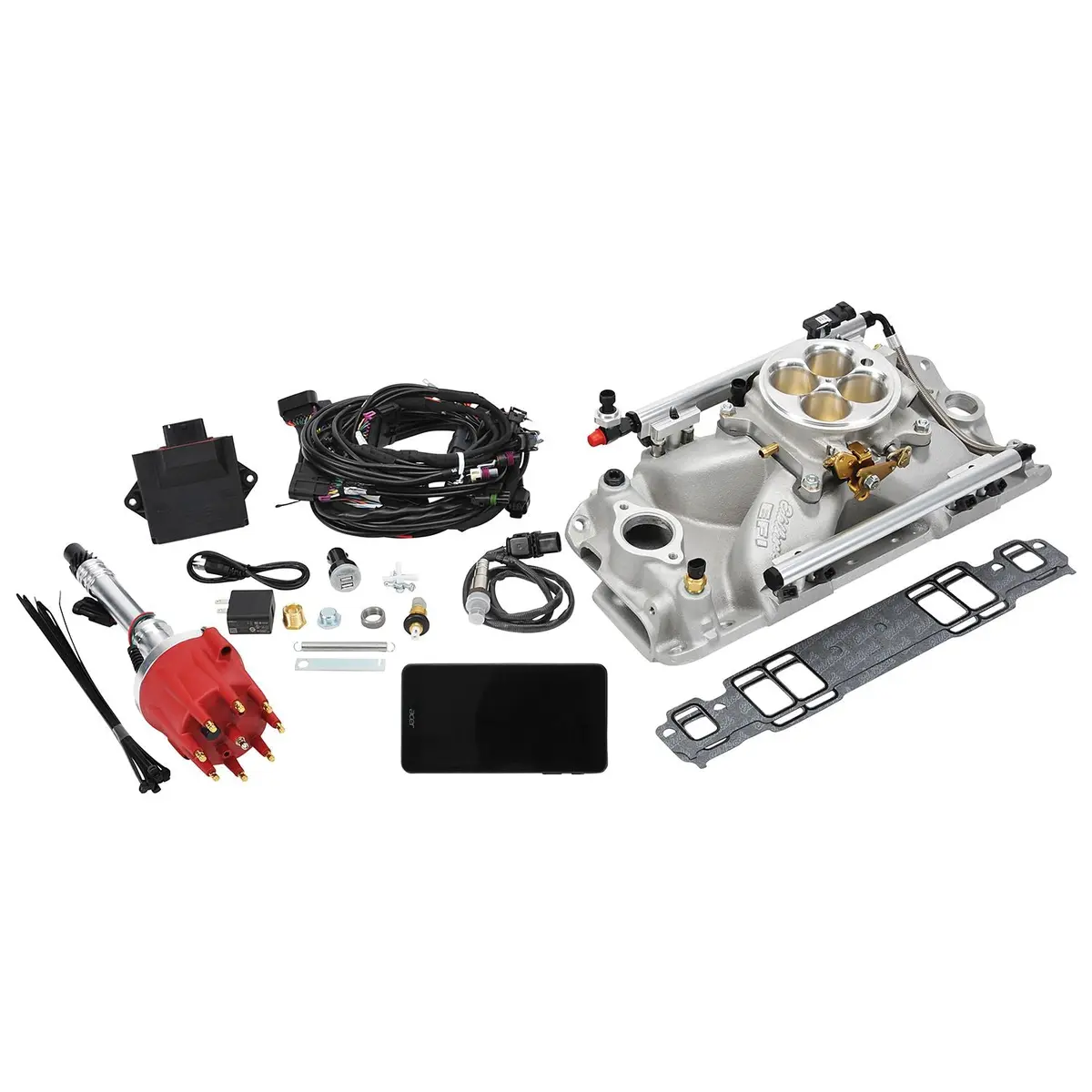 Edelbrock Pro-Flo 4 Efi Traditional 4150-Style Kit #35760 For 1986 & Earlier Chevy Sb 1