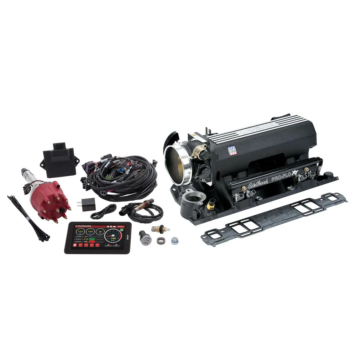 Edelbrock Pro-Flo 4 Efi Xt-Style Kit #35793 For 1986 & Earlier Chevrolet Small-Block 1