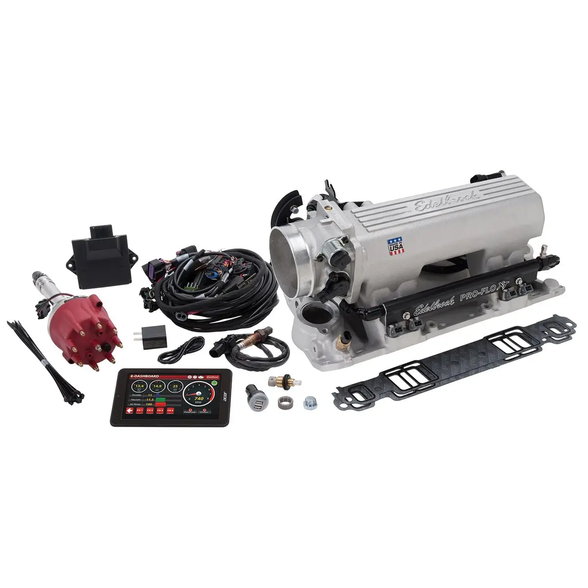 Edelbrock Pro-Flo 4 Efi Xt-Style Kit #35810 For 1986 & Earlier Chevrolet Small-Block 1
