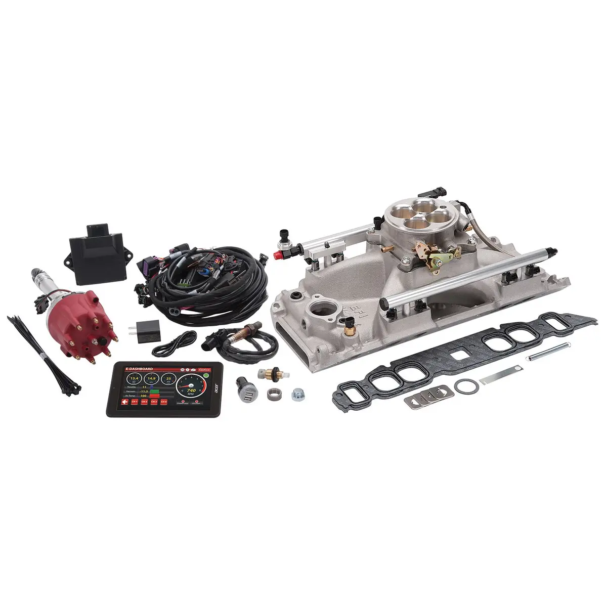 Edelbrock Pro-Flo 4 Efi Traditional 4150-Style Kit #35830 Chevy Big-Block Oval Port 1