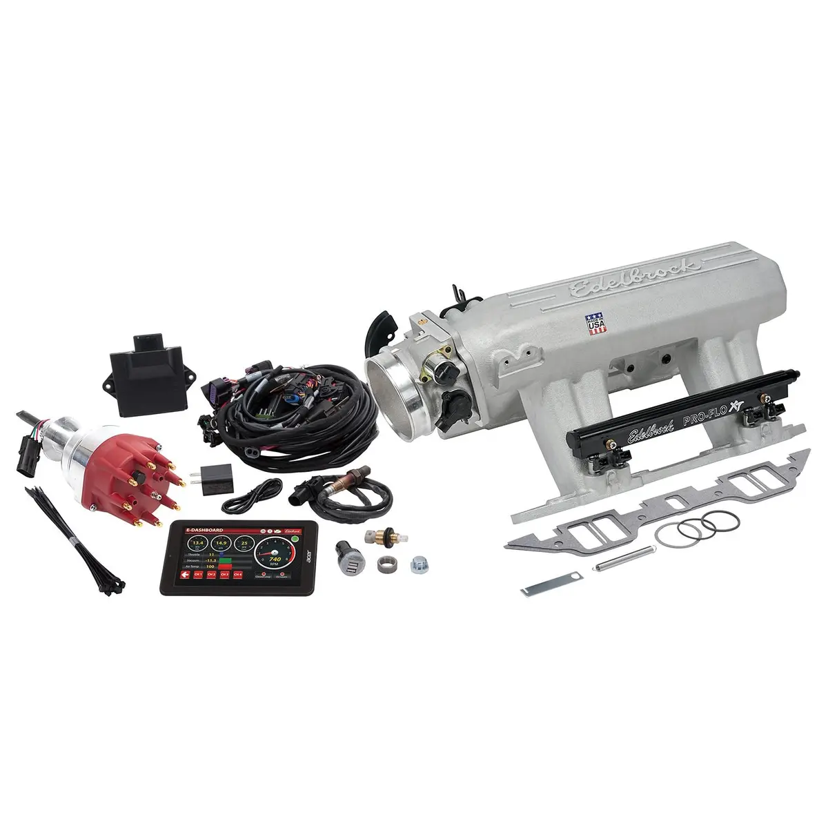 Edelbrock Pro-Flo 4 Efi Xt-Style Kit #35920 For Chrysler Big-Block Rb 413, 426, 440 1