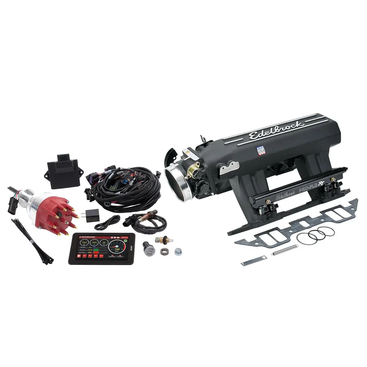 Edelbrock Pro-Flo 4 Efi Xt-Style Kit #35923 For Chrysler Big-Block Rb 413, 426, 440 1