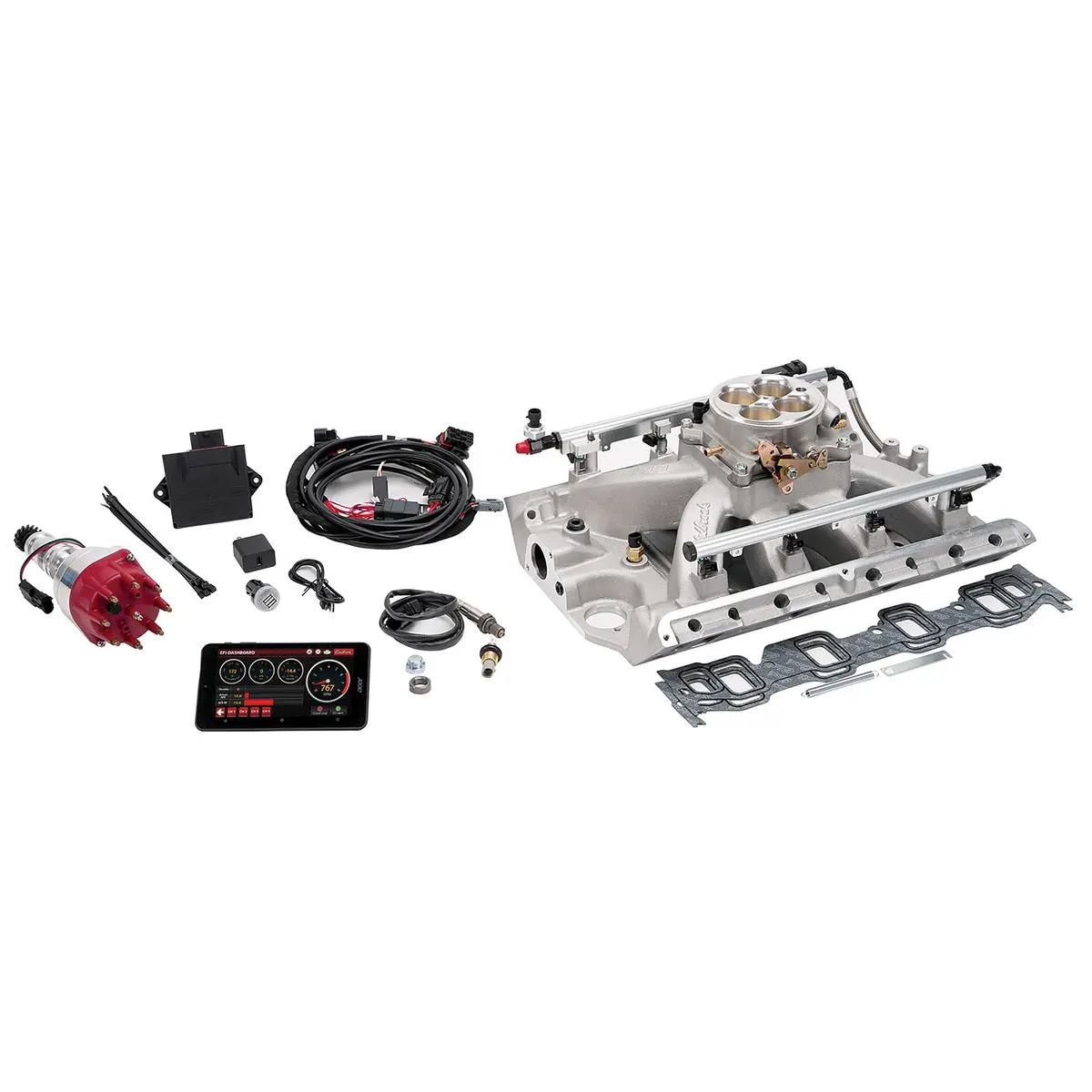 Edelbrock Pro-Flo 4 Efi Traditional 4150-Style Kit #35960 For Ford Bb Fe 390-428 C.I.D. 1