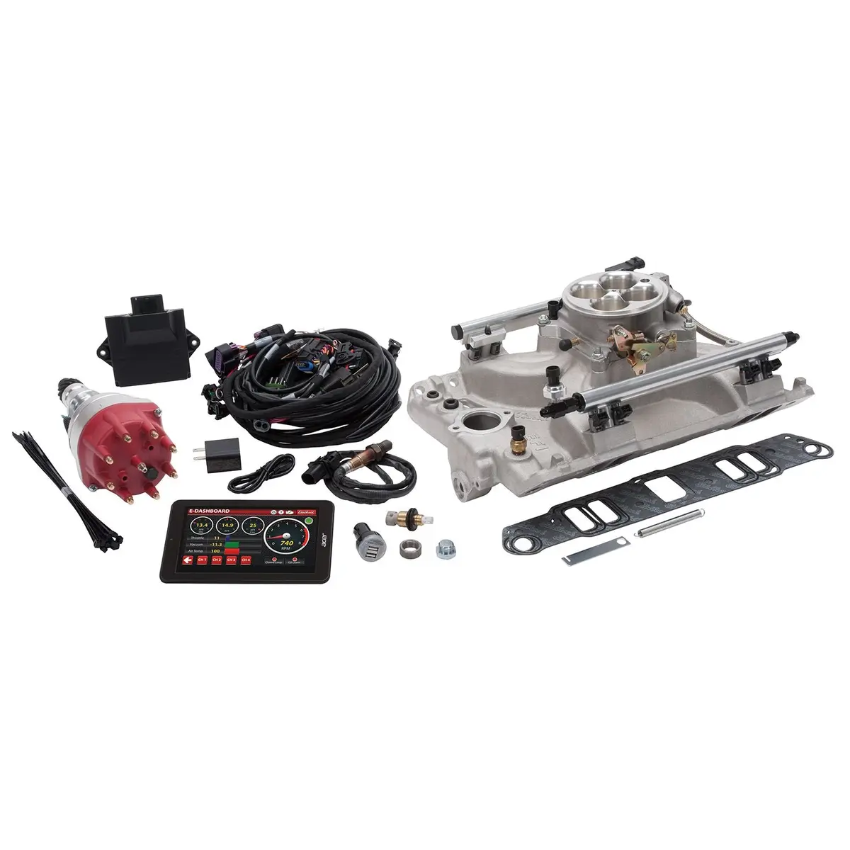 Edelbrock Pro-Flo 4 Efi Traditional 4150-Style Kit #35970 For Pontiac V8 326-455 C.I.D. 1