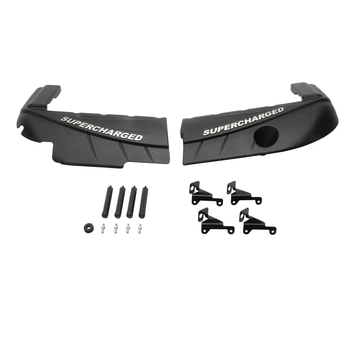 Edelbrock Supercharger Aluminum Coil Covers #41133 For 2005-10 Ford Mustang Gt 4.6L 1