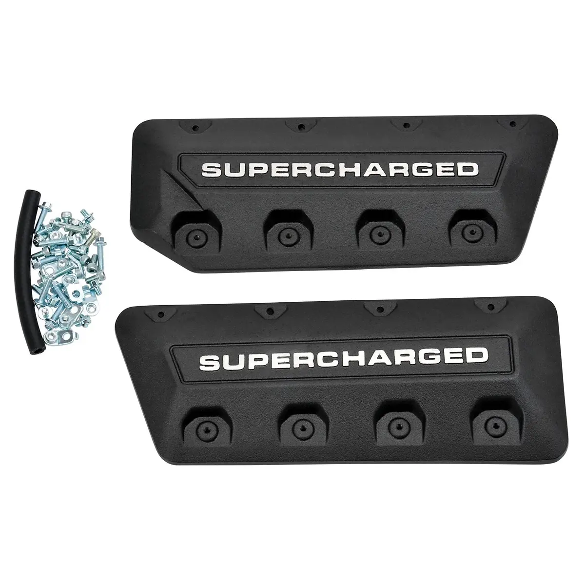 Edelbrock Supercharger Aluminum Coil Covers #41149 For 2018-19 Ford Mustang Gt 5.0L 1