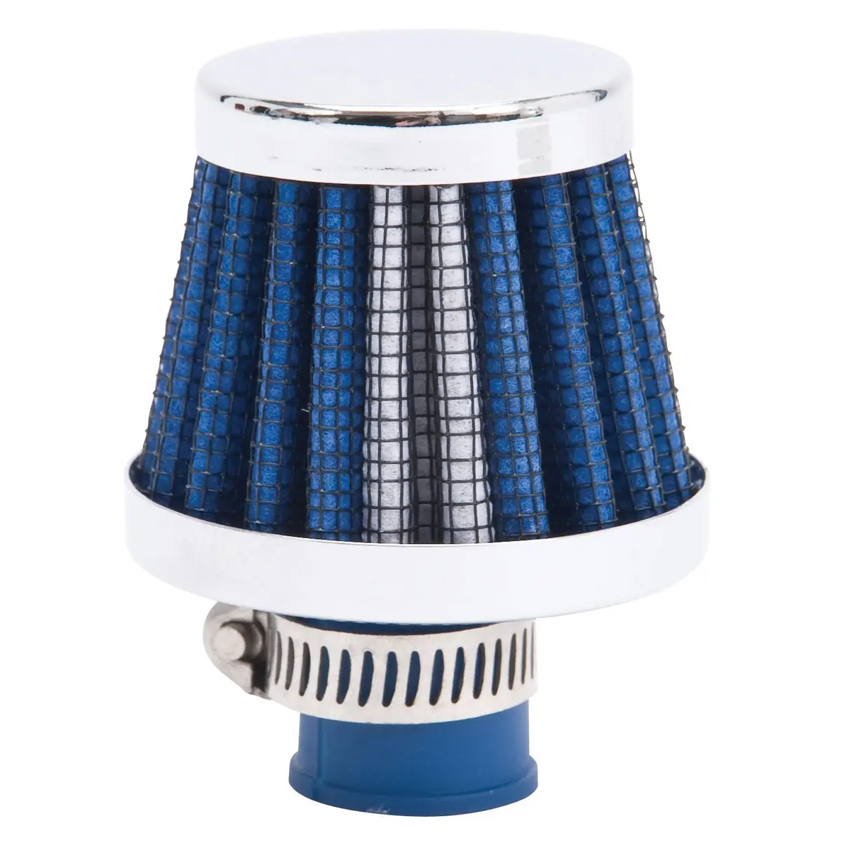 Edelbrock Conical Valve Cover Breather With 9Mm Inlet In Blue Element 1