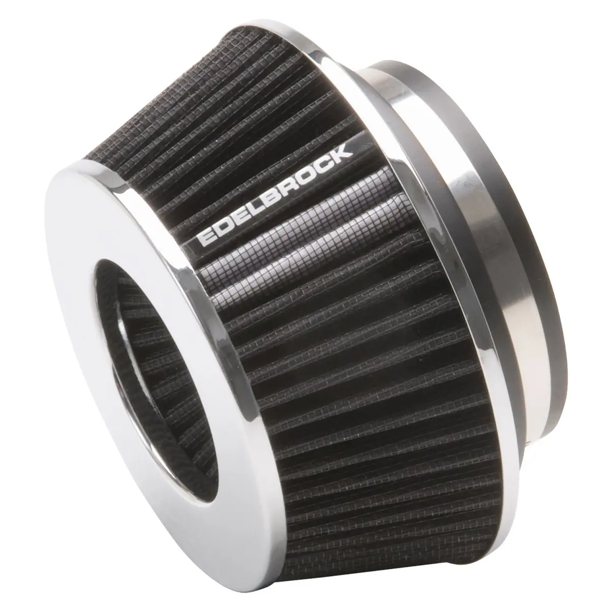 Edelbrock Pro-Flo Universal Black Compact Conical Air Filter With 3", 3.5", And 4" Inlet 1