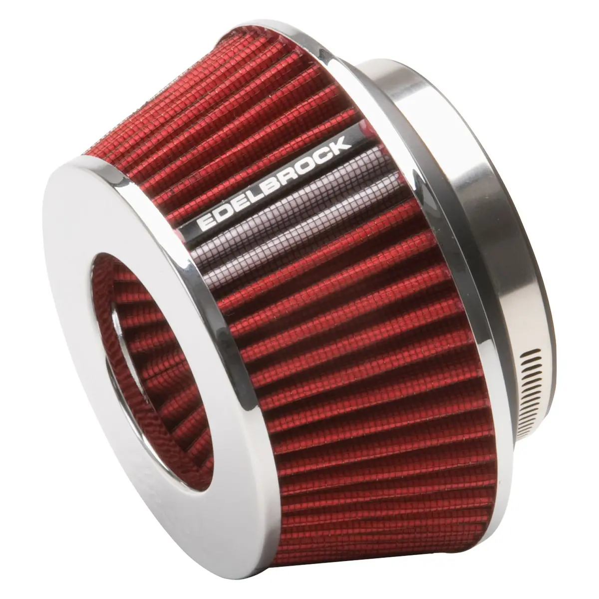 Edelbrock Pro-Flo Universal Red Compact Conical Air Filter With 3", 3.5", And 4" Inlet 1
