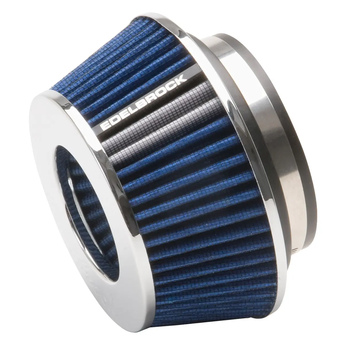 Edelbrock Pro-Flo Universal Blue Compact Conical Air Filter With 3", 3.5", And 4" Inlet 1