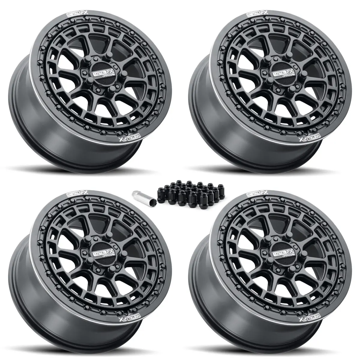 Outlaw R Beadlock | Satin Black | Utv Wheel Kit 1