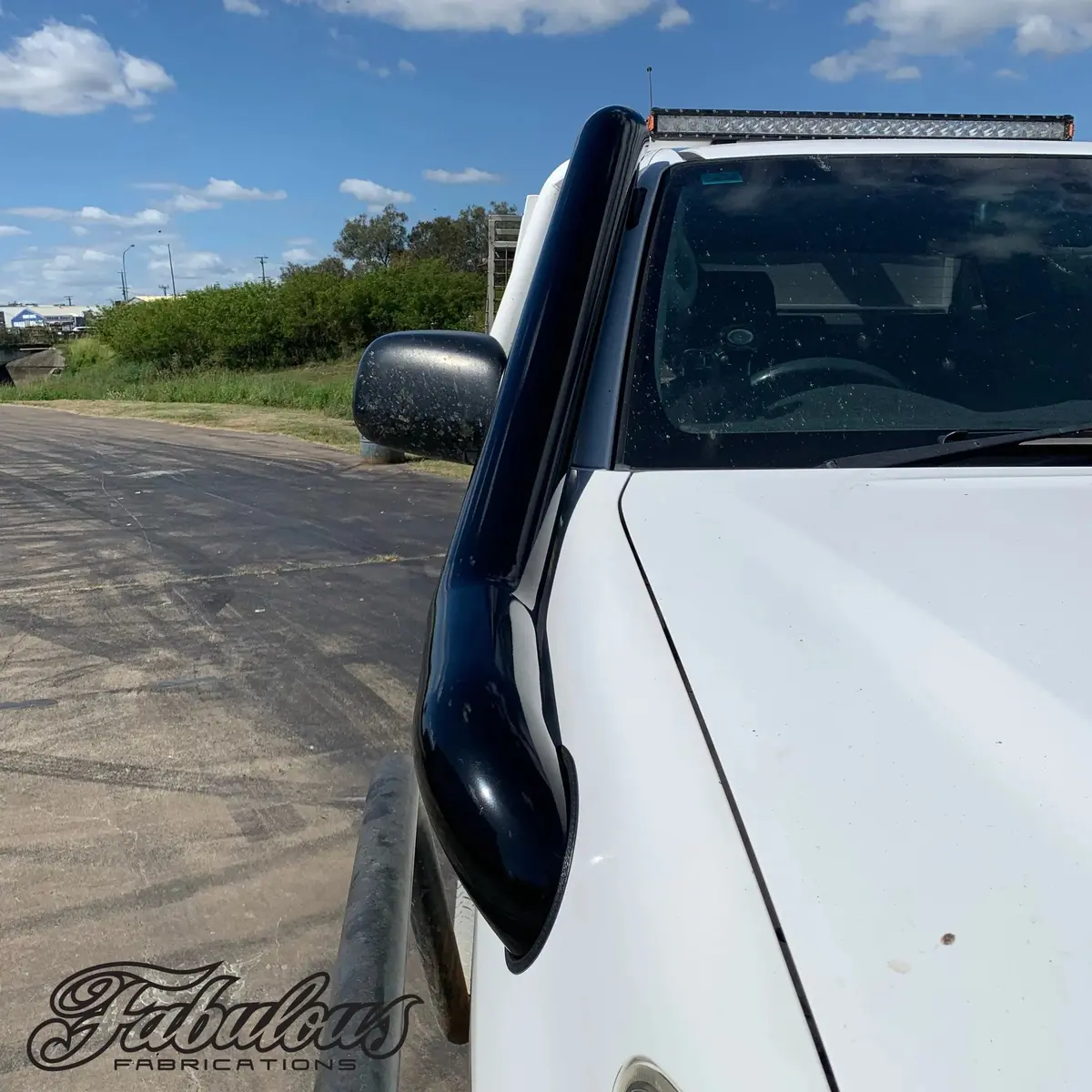 Toyota Hilux N70 Long Entry Stainless Snorkel 1