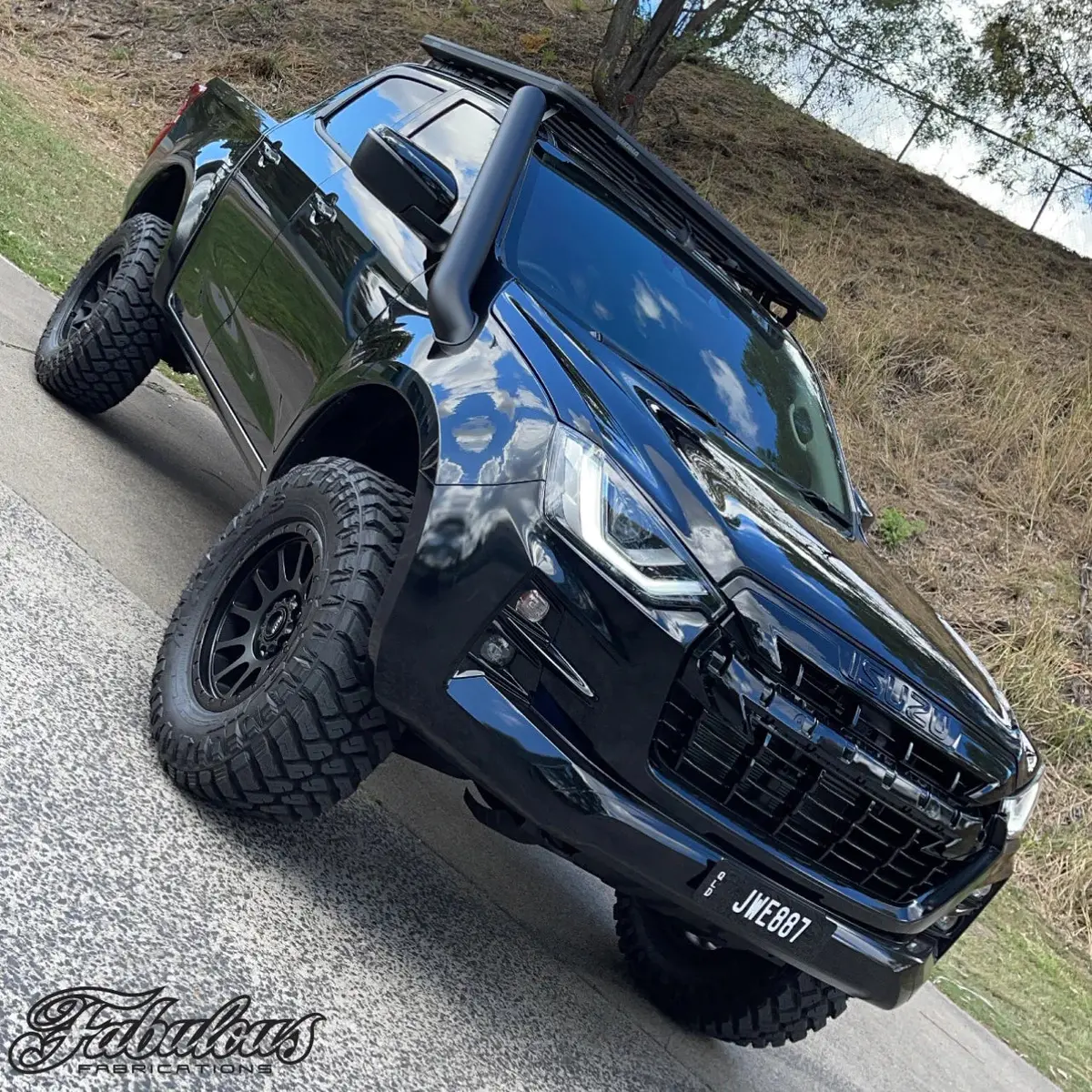Isuzu Dmax 2020 Onwards Short Entry Stainless Snorkel 1