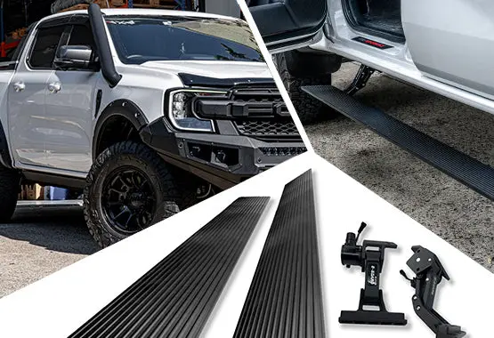 Next Gen Ranger Electric Side Steps: E-Boards – Running Boards 1