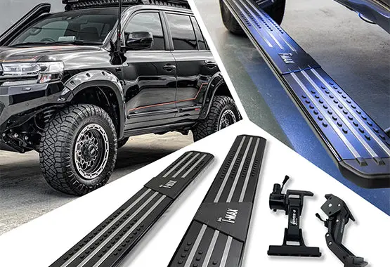 Land Cruiser 200 Electric Side Steps: E-Boards – Running Boards 1