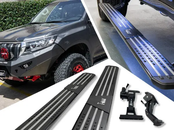 Prado Electric Side Steps: E-Boards – Running Boards 1