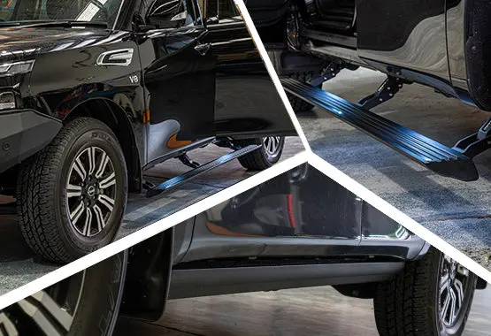 Patrol Electric Side Steps: E-Boards – Running Boards 1