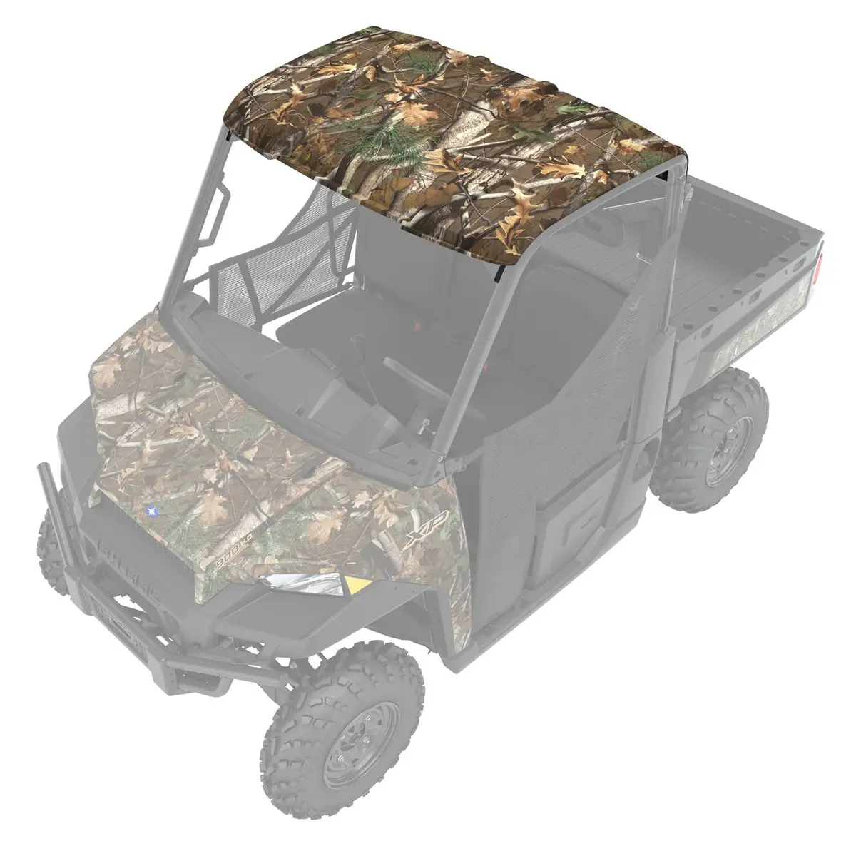 Poly 3-Seat Premium Roof With Lock & Ride Technology With Liner, Polaris Pursuit® Camo 1