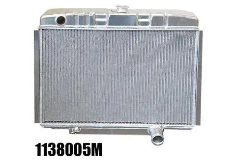 Dewitts: 1967-70 Mustang Tl/Br 24" Core, Auto Aluminum 2 Row 1" Tube 1