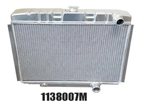 Dewitts: 1967-70 Mustang Tr/Br 24" Core,  Man Aluminum 2 Row 1" Tube 1