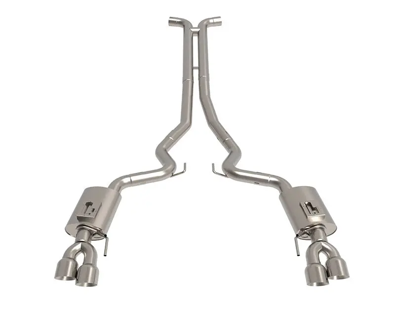 Kooks Headers & Exhaust: 2018+ Ford Mustang Gt 5.0L Oem To 3" Cat Back Exhaust W/ H-Pipe & Polished Tips 1