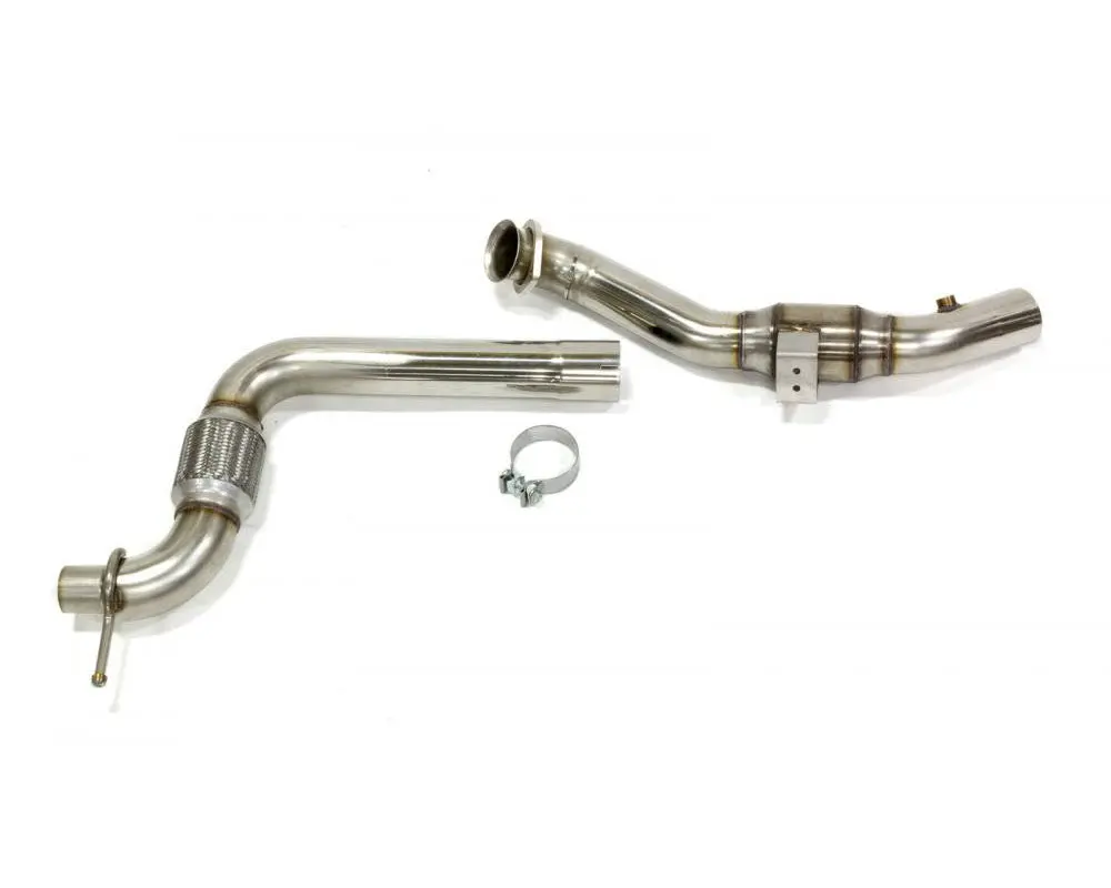 Kooks Headers & Exhaust:  2015+ Mustang 2.3L Ecoboost 3In X 2 1/4In Green Catted Oem Downpipe To Factory Exhaust Or Kooks Oem Catback Exhaust 1