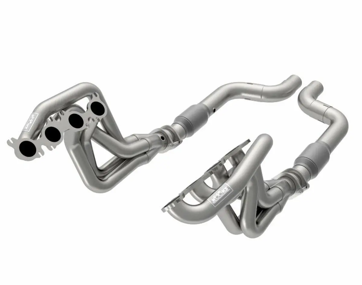Kooks:  2020 Ford Mustang Gt500 5.2L -- 2" X 3" Ss Headers (W/ Green Catted Connection Pipe) 1
