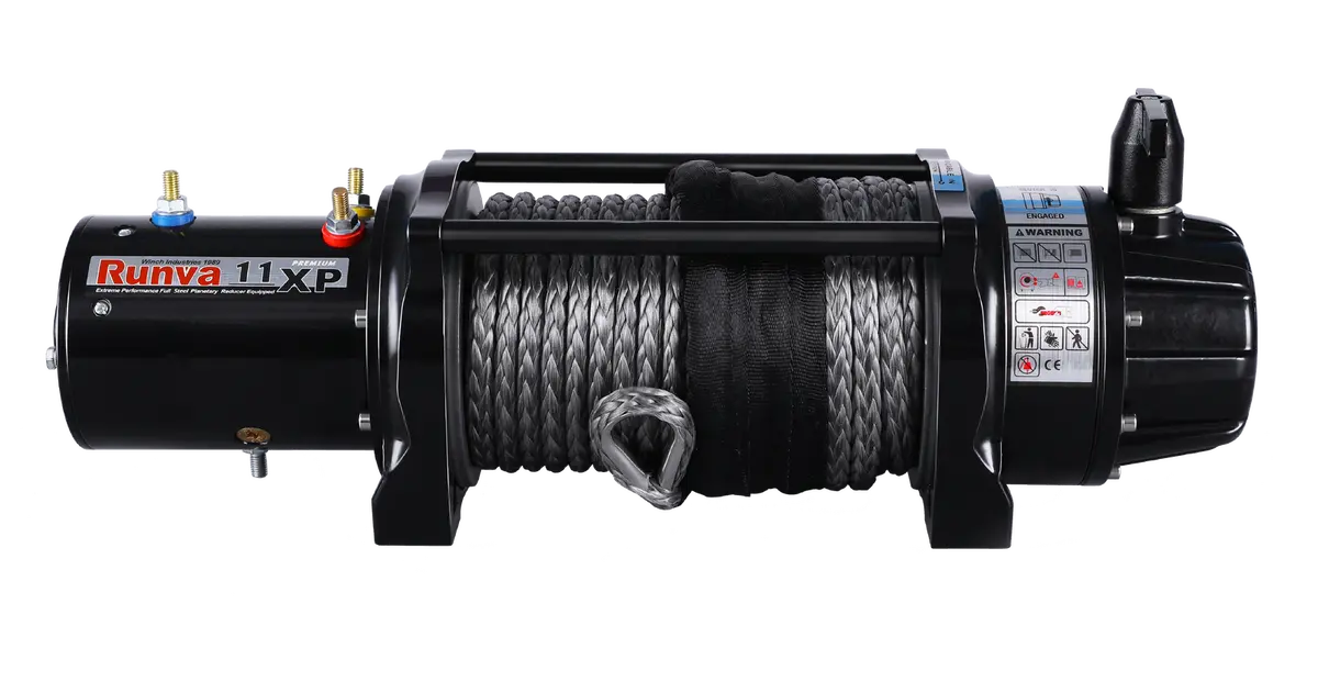 Runva 11Xp Premium 24V With Synthetic Rope 1