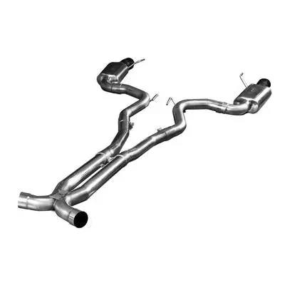 Kooks Headers & Exhaust: 2015+ Ford Mustang Gt 5.0L Full 3" Exhaust System W/ X-Pipe & Black Tips 1